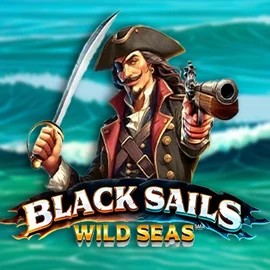Official Slots logo: Black Sails Wild Seas by Infinity Dragon Studios at Spinsy Casino