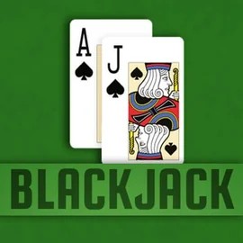 Blackjack (Relax Gaming) slot logo by Relax Gaming at Spinsy Casino