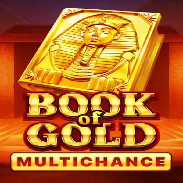 Book of Gold Multichance slot icon by Playson, available at Spinsy Casino
