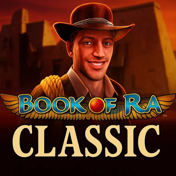 Book of Ra Classic by Novomatic, showcased at sspinsy.net – game logo