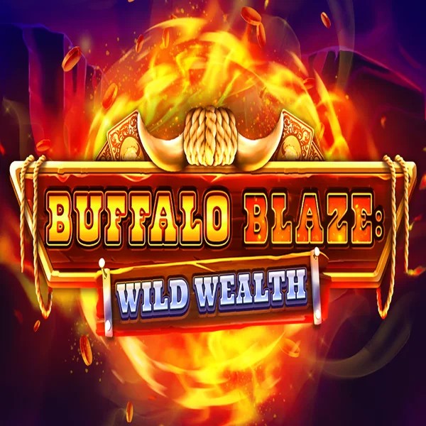 Buffalo Blaze Wild Wealth logo – Slots by OctoPlay at Spinsy Casino