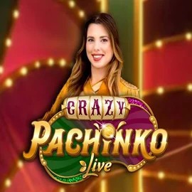 Crazy Pachinko logo by Evolution Spinsy Casino
