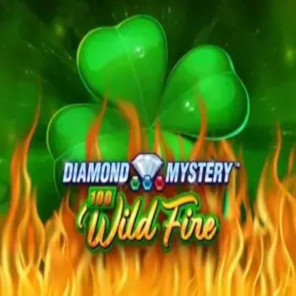 Diamond Mystery 100 Wild Fire slot visual from Greentube available on sspinsy.net
