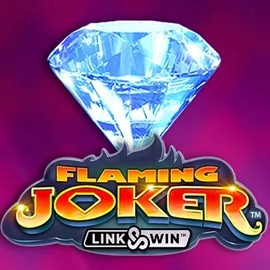 Flaming Joker Link and Win by Barstruck, showcased at sspinsy.net – game logo