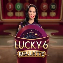 Lucky 6 Roulette slot logo by Pragmatic Play at Spinsy Casino