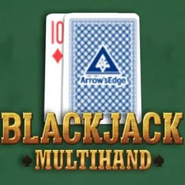 Multihand Blackjack online game logo by Pragmatic Play on sspinsy.net