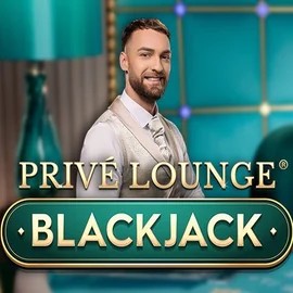 Privé Lounge Blackjack online game logo by Pragmatic Play on sspinsy.net