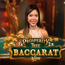 Prosperity Tree Baccarat slot visual from Evolution available on sspinsy.net