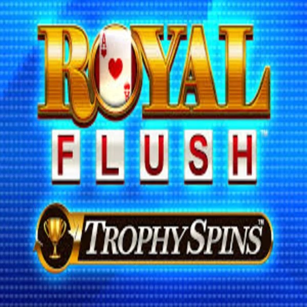 Royal Flush Trophy Spins slot visual from Greentube available on sspinsy.net
