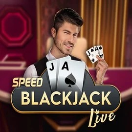 Speed Blackjack slot icon by Pragmatic Play, available at Spinsy Casino