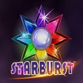 Starburst logo – Slots by NetEnt at Spinsy Casino