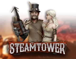 Steam Tower Slot slot logo by NetEnt at Spinsy Casino