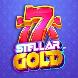 Official Slots logo: Stellar Gold by Snowborn Games at Spinsy Casino