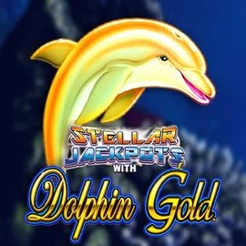 Enjoy Dolphin Gold with Stellar Jackpots by Lightning Box Game – logo hosted on sspinsy.net