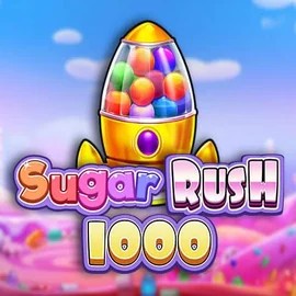 Sugar Rush 1000 game by Pragmatic Play – logo hosted on Spinsy Casino