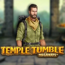 Temple Tumble Megaways casino game by Relax Gaming – featured logo at Spinsy Casino