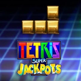 Jackpots logo of Tetris Super Jackpots from WMS at Spinsy Casino