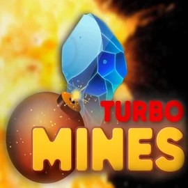 Turbo Mines slot visual from Turbo Games available on sspinsy.net
